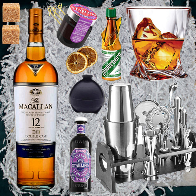 Macallan 12yr Double Cask Gift Pack