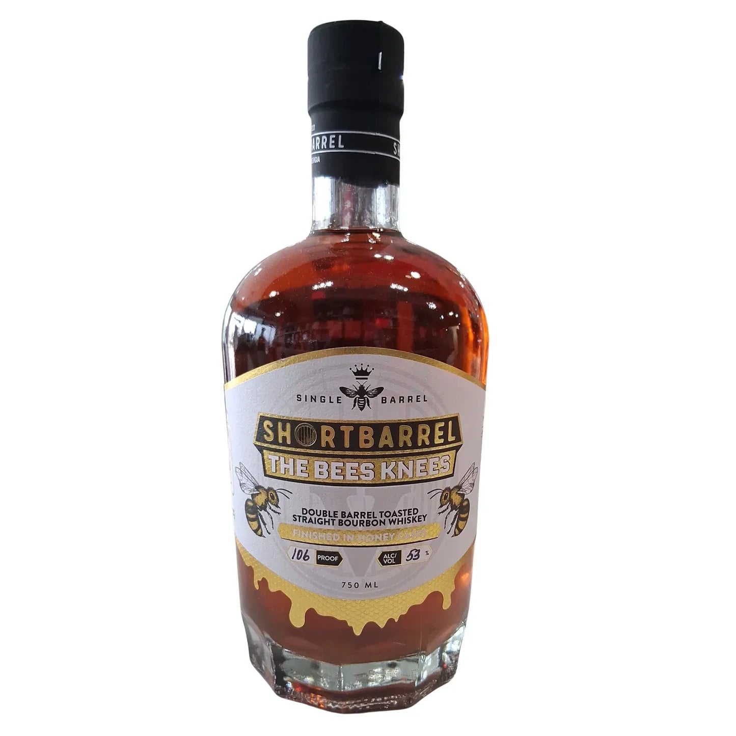 Shortbarrel The Bees Knees Store Selected Double Barrel Toasted Straight Bourbon Whiskey - 750ml