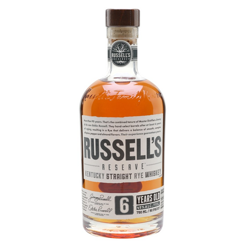 Russell's Reserve Rye Whiskey 6 Year - 750ML