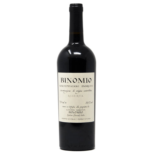 Binomio Montepulciano d'Abruzzo Riserva 2021 - 750 ML