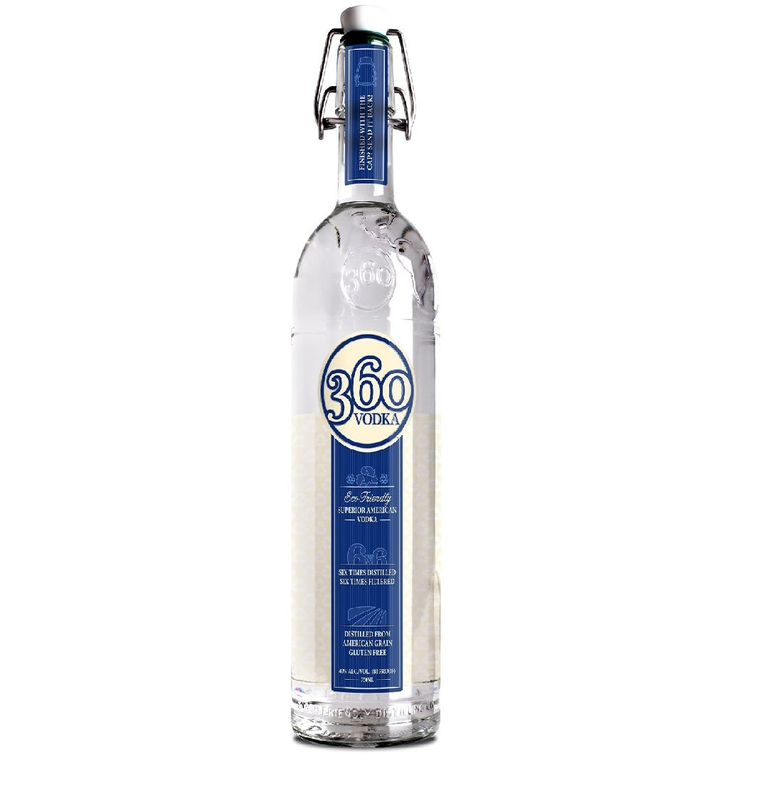 360 Vodka Regular - 750ML