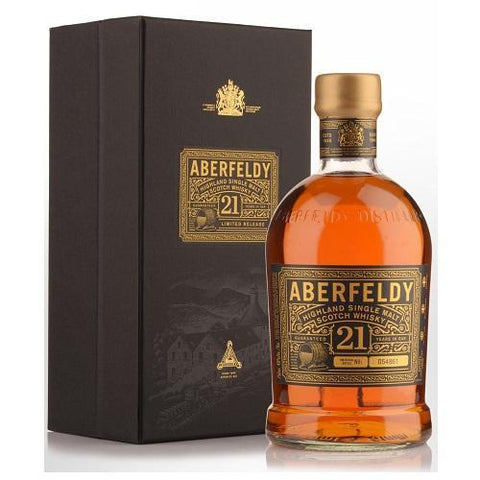 Aberfeldy 21 YR Highland Single  Malt Scotch Whiskey - 750ML
