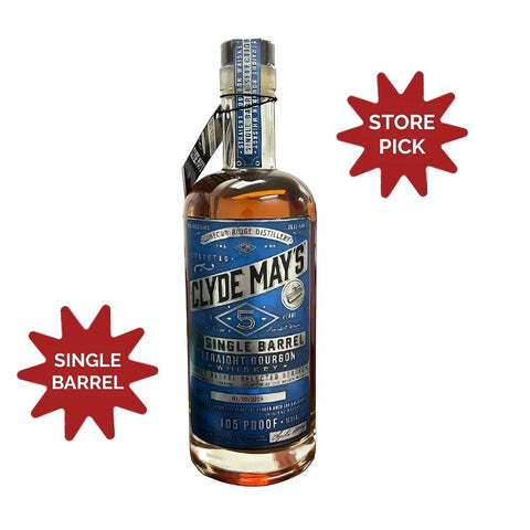 Clyde Mays Single Barrel 5 Year Old Bourbon - 750ml Store Pick