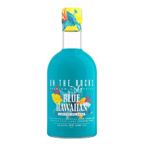 On The Rocks Premium Cocktails Limited Release Blue Hawaiian - 375ML