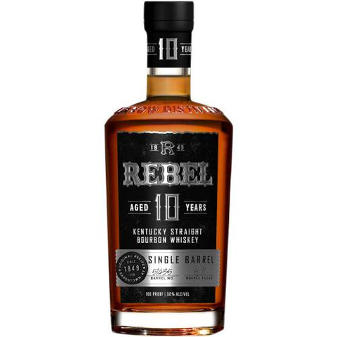 Rebel Bourbon 10-Year Single Barrel Bourbon 750ML