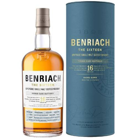 Benriach 16 Year Old 'The Sixteen' Three Cask Matured Speyside Single Malt Scotch Whisky - 750ml