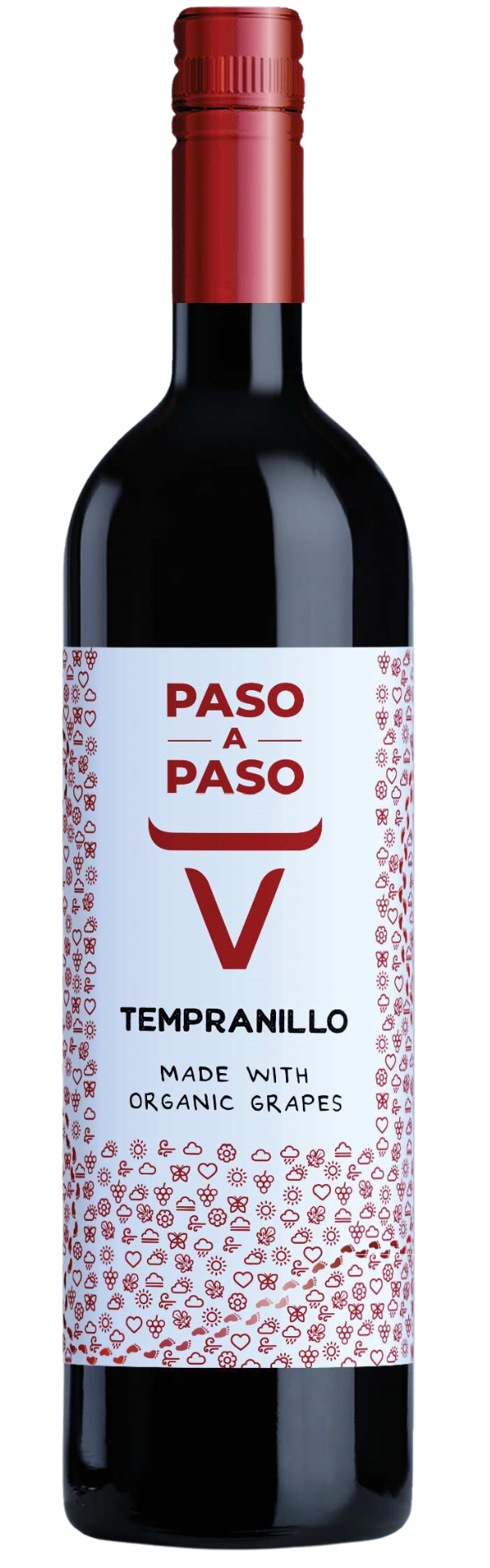 Paso a Paso Organic Red Tempranillo 2023 - 750ML
