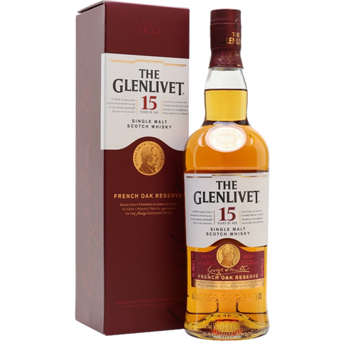 Glenlivet Scotch Single Malt 15 Year French Oak Reserve - 750ML