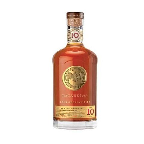 Bacardi Rum Gran Reserva Diez 10Yr - 750ML