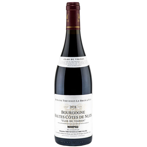 Domaine Thevenot Le Brun & Fils Clos du Vignon 2018 - 750ML