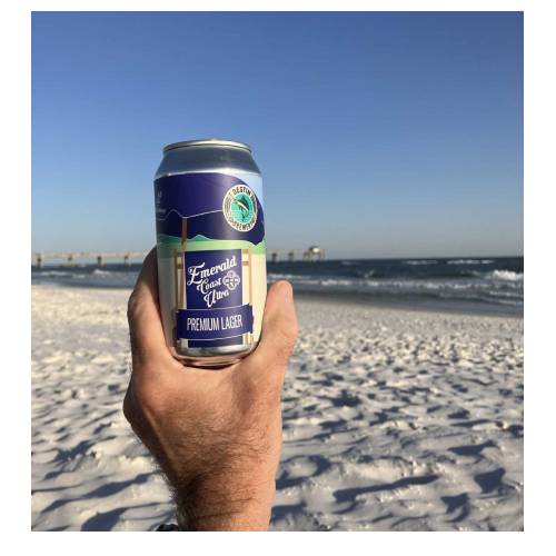 Emerald Coast Ultra Lager Cans-Destin Brewery-6 Pack