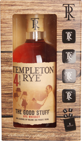 Templeton 4YR Rye Gift Box 750ML