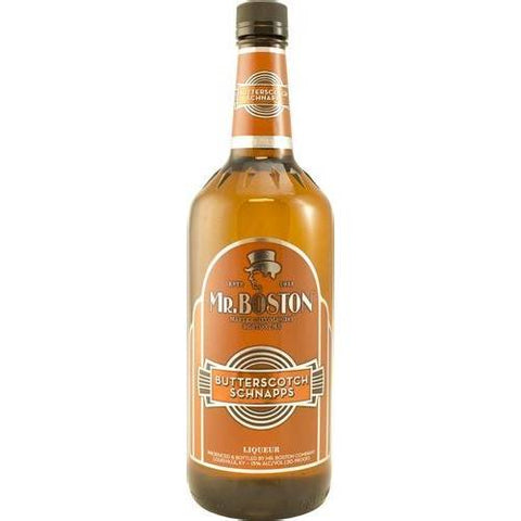 Mr. Boston Liqueur Butterscotch Schnapps - 1L