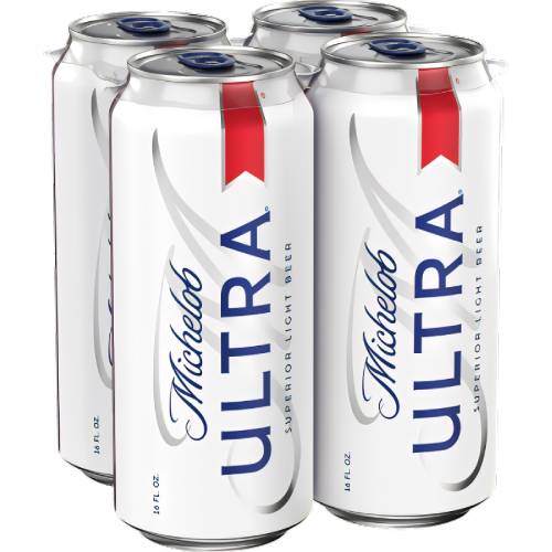 Michelob Ultra 4 Pack, 16 Ounce Cans