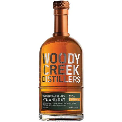 Woody Creek Colorado Straight 100% Rye Whiskey - 750ml