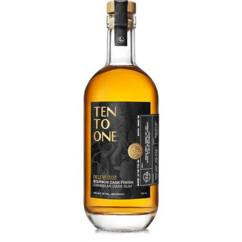 Ten To One Uncle Nearest Bourbon Cask Dark Rum - 750ML