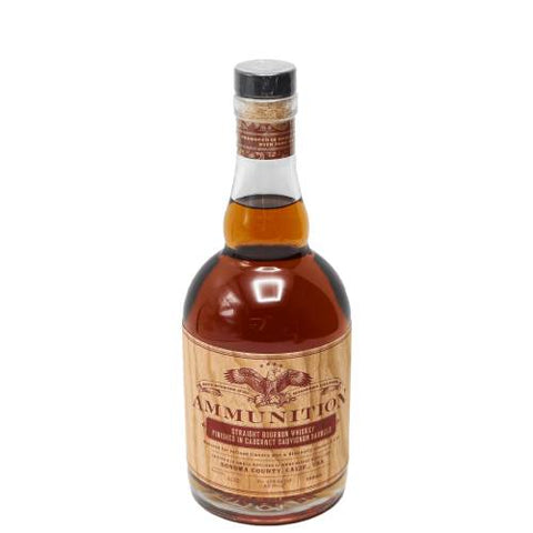 Ammunition Straight Bourbon Whiskey Finished In Cab Barrel - 750ML