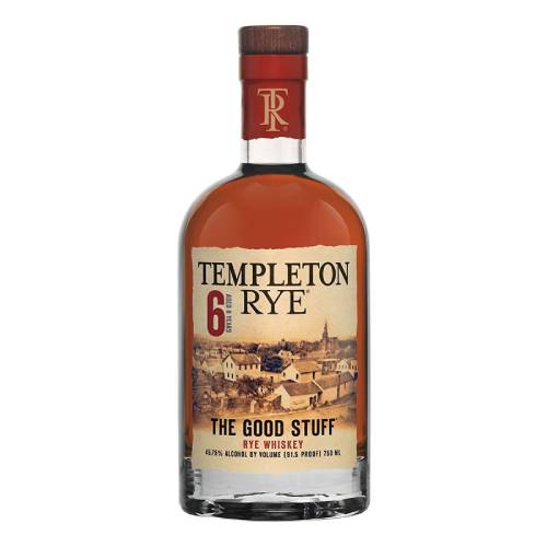 Templeton Rye Whiskey Aged 6 Year - 750ML