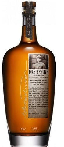 Mastersons 10Yr Straight Rye Canadian Whiskey - 750ML