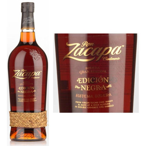 Ron Zacapa Edicion Negra Rum – Hills Wine & Spirits